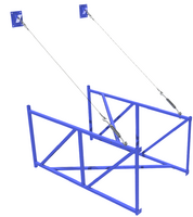 Ферма баскетбольная вынос 2 метра для щита из оргстекла 1,8х.1,05 метра - fgospostavki.ru - Красный Сулин