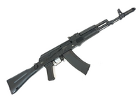 Массогабаритный лазерный макет автомат Калашникова АК-74 со встроенным лазерным модулем и аккумуляторной батареей - fgospostavki.ru - Красный Сулин