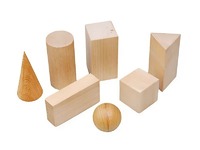 Набор "Тела геометрические" (деревянные) - fgospostavki.ru - Красный Сулин