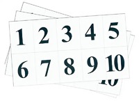 Набор цифр от 1 до 10 (для начальной школы) - fgospostavki.ru - Красный Сулин