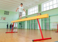 Бревно гимнастическое напольное постоянной высоты (700 мм) (5 м) - fgospostavki.ru - Красный Сулин