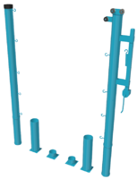 Стойки для большого тенниса с механизмом натяжения со стаканами - fgospostavki.ru - Красный Сулин