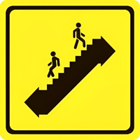 Тактильный знак (пути эвакуации) 150х150 - fgospostavki.ru - Красный Сулин