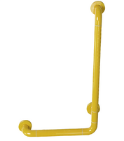 Поручень опорный L-образный вертикальный (желтый) - fgospostavki.ru - Красный Сулин