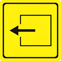 Тактильный знак (выход из помещения) 150х150 - fgospostavki.ru - Красный Сулин