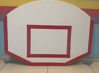 Щит стритбольный тренировочный (влагостойкая фанера), размер 1200х900 миллиметров - fgospostavki.ru - Красный Сулин