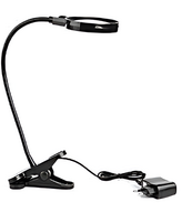 Лупа настольная на прищепке с подсветкой (5х) - fgospostavki.ru - Красный Сулин