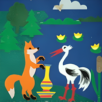 Пособие для слабовидящих детей - Театр-сказка "Лиса и журавль" - fgospostavki.ru - Красный Сулин