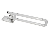 Поручень откидной с антибактериальным покрытием (белый) - fgospostavki.ru - Красный Сулин