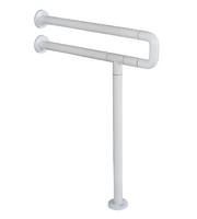Поручень напольно-настенный с антибактериальным покрытием (белый) - fgospostavki.ru - Красный Сулин