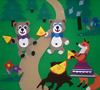 Пособие для слабовидящих детей - Театр-сказка "Два жадных медвежонка" - fgospostavki.ru - Красный Сулин