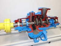 Разрезная модель насоса секционного центробежного типа «ЦНС» - fgospostavki.ru - Красный Сулин