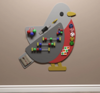 Бизиборд «Перелетный снегирь» - fgospostavki.ru - Красный Сулин