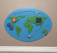 Бизиборд «Планета Земля» - fgospostavki.ru - Красный Сулин