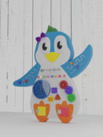 Бизиборд «Радостный пингвин» - fgospostavki.ru - Красный Сулин