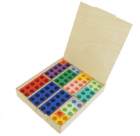 Нумирошка. Набор цветных пластиковых форм 80 шт. в коробке по методике Нумикон - fgospostavki.ru - Красный Сулин