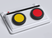 Игровой коммуникатор 2-х кнопочный со вставкой - fgospostavki.ru - Красный Сулин