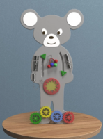 Бизиборд «Серая мышка» - fgospostavki.ru - Красный Сулин