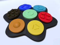 Полностью тактильный коммуникатор 7-кнопочный многоуровневый - fgospostavki.ru - Красный Сулин