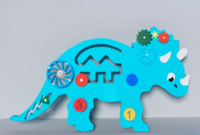 Бизиборд «Динозавр» - fgospostavki.ru - Красный Сулин