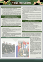 Стенд-уголок "Уголок призывника" - fgospostavki.ru - Красный Сулин