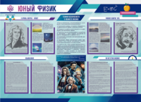 Стенд-уголок "Юный физик" - fgospostavki.ru - Красный Сулин