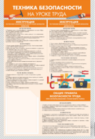 Стенд-уголок "Техника безопасности на уроках труда" - fgospostavki.ru - Красный Сулин