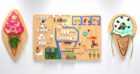Комплект бизибордов «Фабрика мороженого» - fgospostavki.ru - Красный Сулин