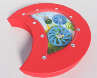 Настенный игровой модуль в виде части гусеницы с весами - fgospostavki.ru - Красный Сулин