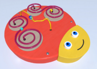 Настенный игровой элемент в виде головы гусеницы - fgospostavki.ru - Красный Сулин