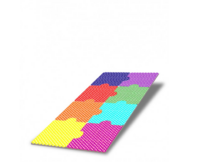 Настенная панель «Разноцветные пазлы» - fgospostavki.ru - Красный Сулин