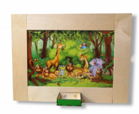 Тактильно-развивающая панель «Мир зверей» - fgospostavki.ru - Красный Сулин