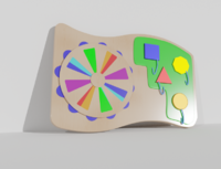 Тактильно-развивающая панель «Яркие краски» - fgospostavki.ru - Красный Сулин