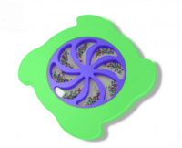 Тактильно-развивающая панель «Вращение радуги» - fgospostavki.ru - Красный Сулин