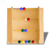 Тактильно-развивающая панель с текстурами и радужными шариками - fgospostavki.ru - Красный Сулин