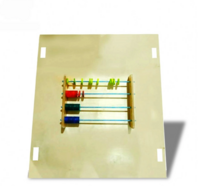 Тактильно-развивающая панель «Цветные счеты» - fgospostavki.ru - Красный Сулин