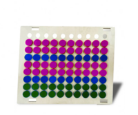 Тактильно-развивающая панель «Цветные фигурки» - fgospostavki.ru - Красный Сулин