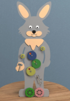 Бизиборд «Пасхальный кролик» - fgospostavki.ru - Красный Сулин