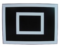 Щит баскетбольный навесной на шведскую стенку (ламинированная фанера), размер 700х700 миллиметров - fgospostavki.ru - Красный Сулин