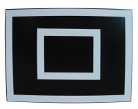 Щит баскетбольный навесной на шведскую стенку (ламинированная фанера), размер 930х670 миллиметров - fgospostavki.ru - Красный Сулин