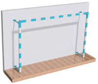 Ворота для гандбола и минифутбола трансформируемые (без сетки, на колесиках) - fgospostavki.ru - Красный Сулин