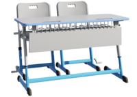 Парта NOMAD V двухместная регулируемая по высоте с антивандальной кромкой - fgospostavki.ru - Красный Сулин