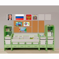 Уголок патриотического воспитания для дошкольников "Россия" Максимальный - fgospostavki.ru - Красный Сулин
