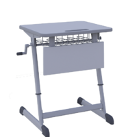 Парта NOMAD V одноместная регулируемая по высоте с антивандальной кромкой - fgospostavki.ru - Красный Сулин