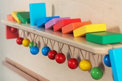 Тактильно-развивающая панель “Разноцветное домино” - fgospostavki.ru - Красный Сулин