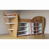 Детская кровать-чердак «Корабль» - fgospostavki.ru - Красный Сулин