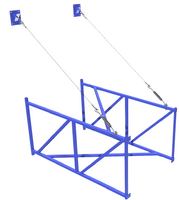 Ферма баскетбольная вынос 2 метра для щита из оргстекла 1,8х.1,05 метра - fgospostavki.ru - Красный Сулин