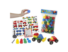 Конструктор «Транспортные средства» 64 детали - fgospostavki.ru - Красный Сулин