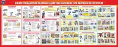 Стенд "Уголок гражданской обороны и действия населения в чрезвычайных ситуациях" - fgospostavki.ru - Красный Сулин
