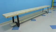 Скамейка гимнастическая (металлические ножки, лак) (2,5 м)  - fgospostavki.ru - Красный Сулин